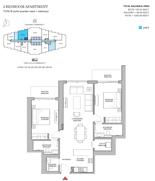 2 Bedrooms